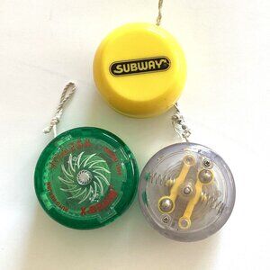 Bundle of 3 YoYo's Subway Yomega X-Brain Collectable Toys